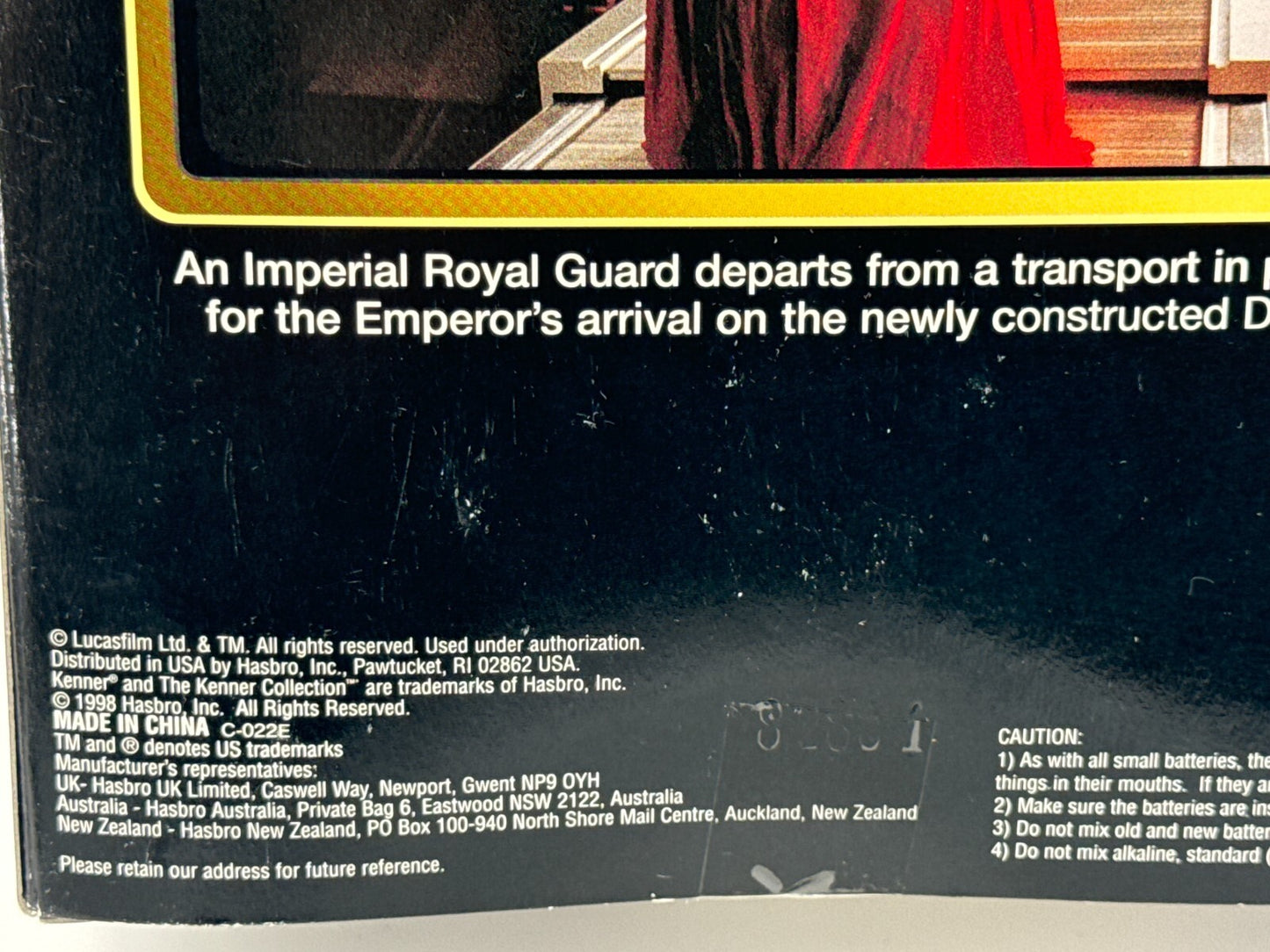 Kenner Star Wars Action Collection Emperor Palpatine Royal Guard 1998 MIB TALKIN
