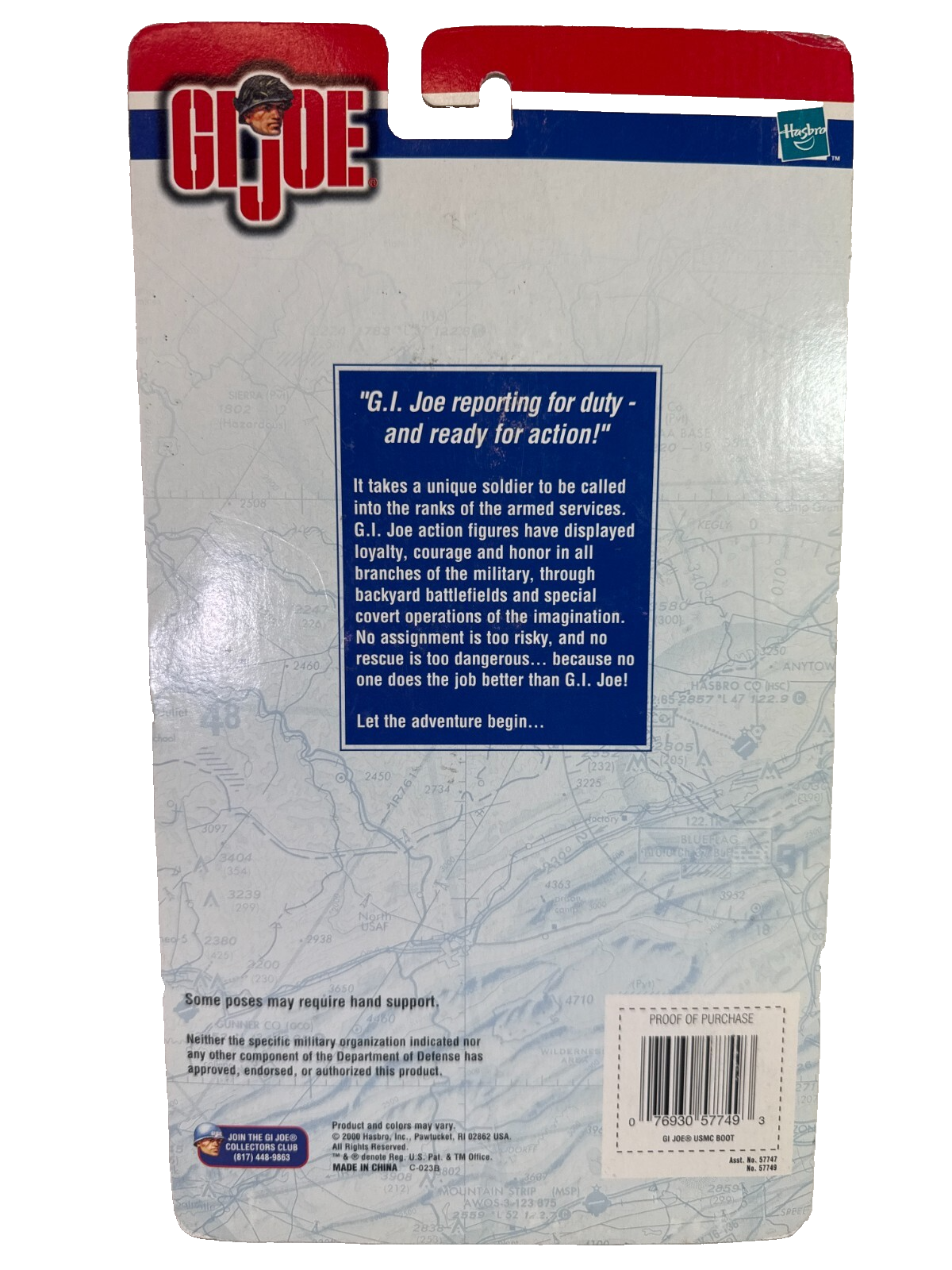 GI Joe USMC Boot Camp 12" Figure 2000 Hasbro 57749 Sealed Vintage Military