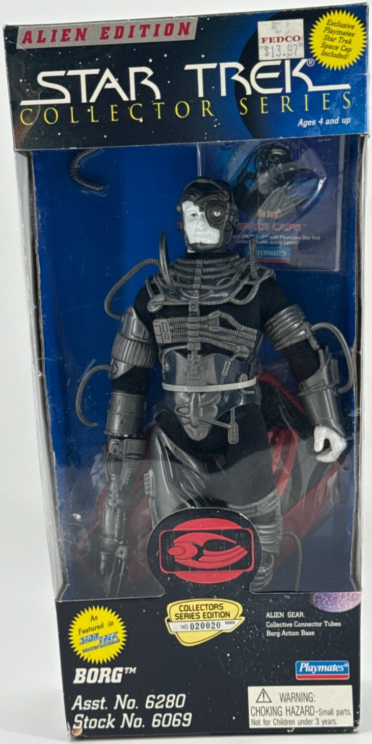 1995 Playmates Star Trek Borg Action Figure Alien Edition Collector Series MOC