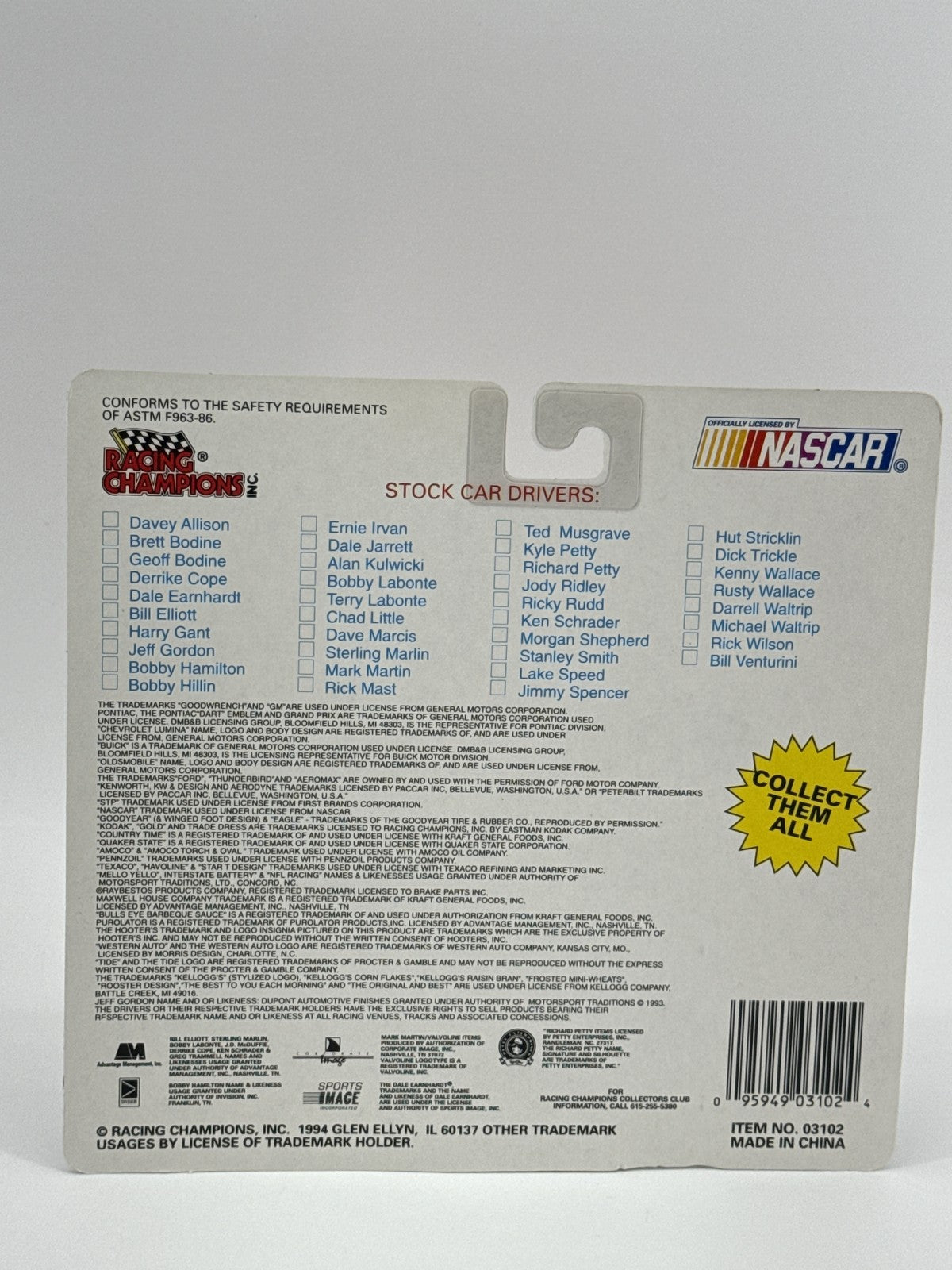 Vintage Racing Champions NASCAR Team Transporter Virginia Is For Lovers 25 Dieca