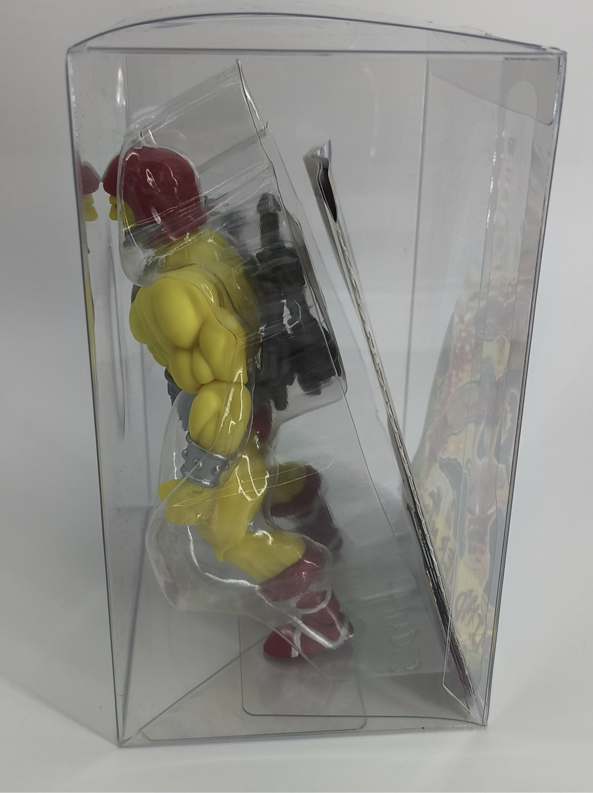 Trap Jaw MOTU Origins Mini Comic Version Mattel 2022 Figure Masters Red Acrylic