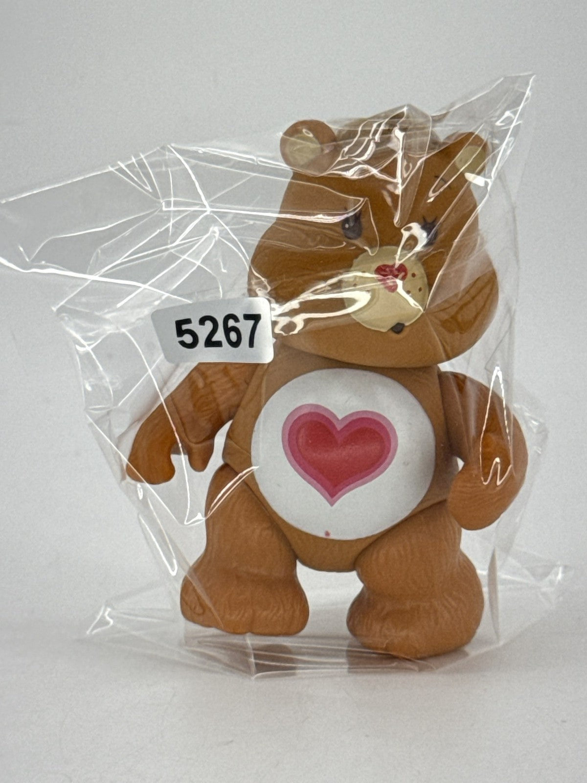 1983 Kenner Care Bears Tenderheart Bear 3.5" Posable PVC Figure