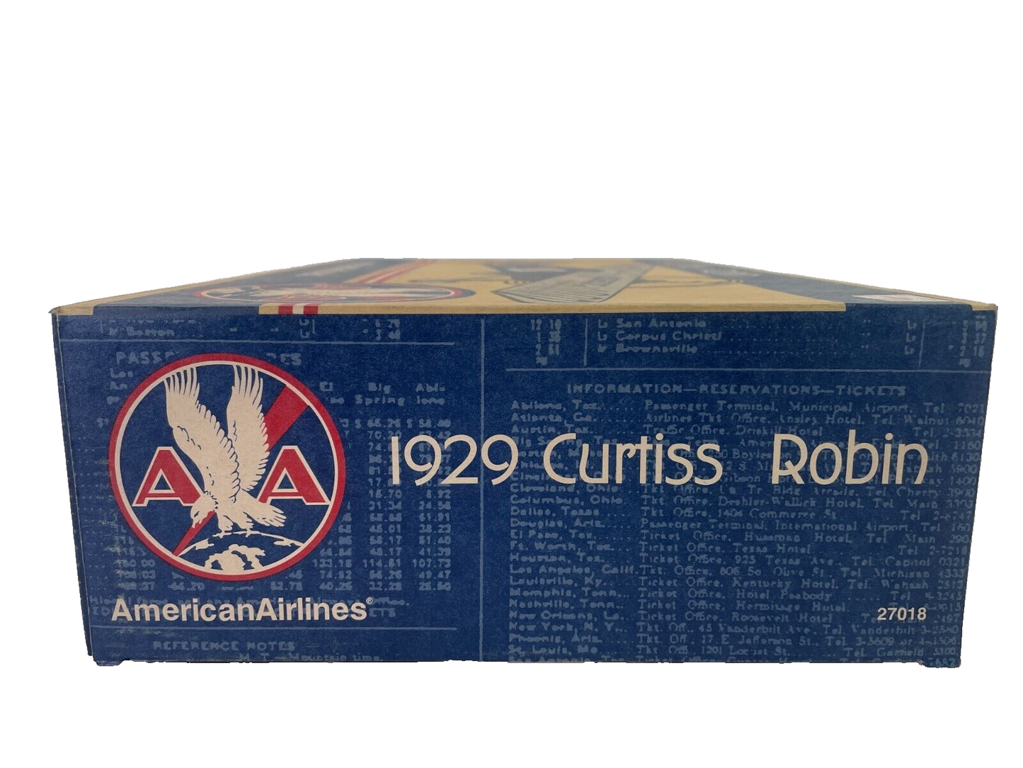1929 Curtiss Robin Diecast Model American Airlines NIB Collectible Plane