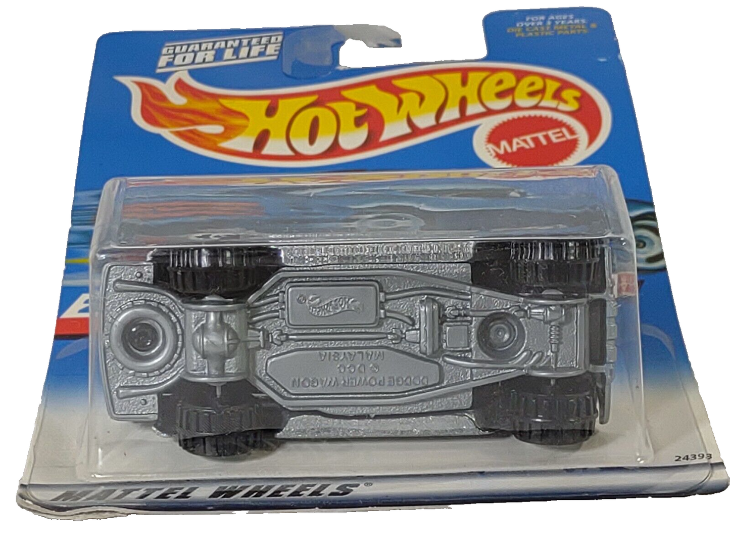 š Hot Wheels 2000 First Editions Dodge Power Wagon #25/36 Silver Diecast Truck