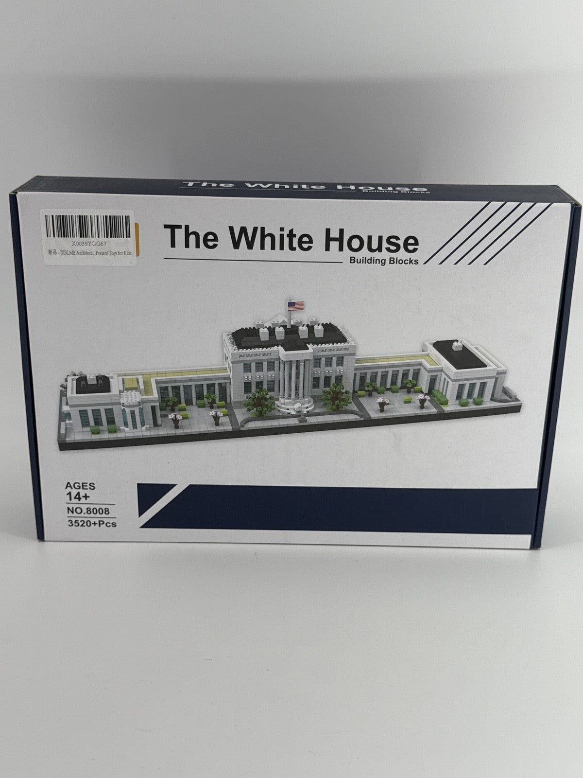 The White House Architecture Building Blocks Kit 3520+ Pcs Model 8008 Ages 14+