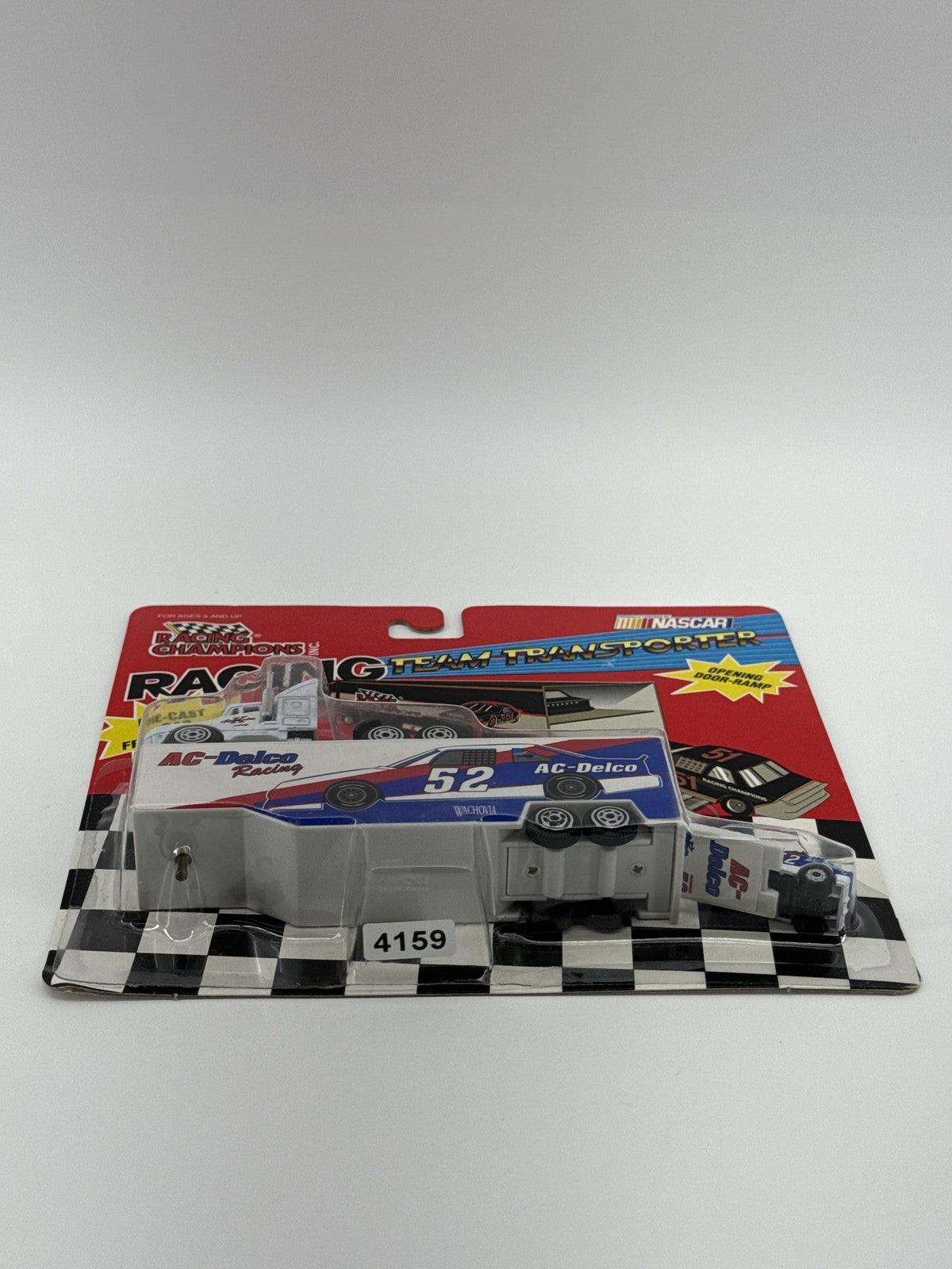 Vintage Racing Champions NASCAR Team Transporter AC Delco #52 Diecast New 1994