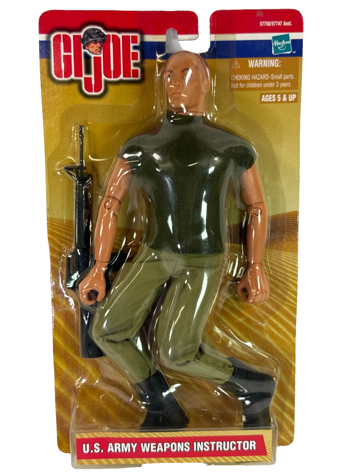 GI Joe US Army Weapons Instructor 12" Figure Hasbro Vintage Military 57750