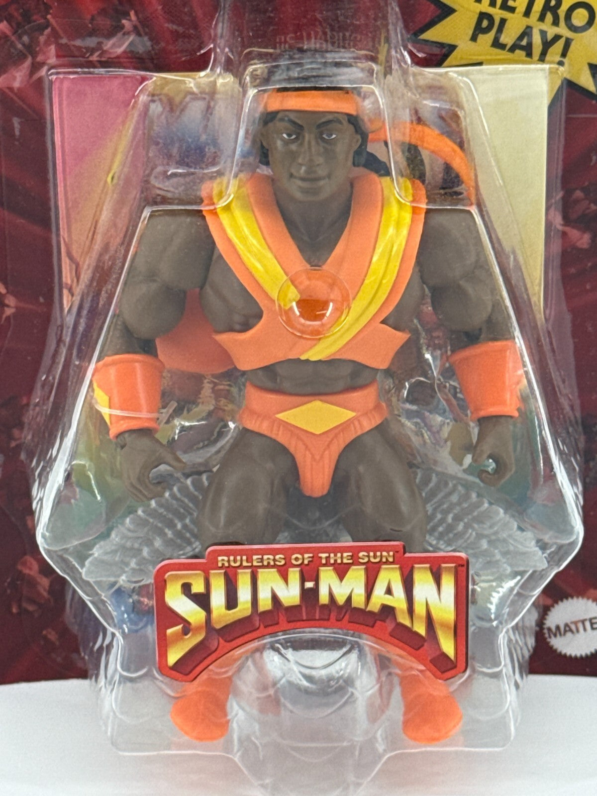 MOTU Origins HYPNO 2023 Sun-Man Retro Play Action Figure Rulers of the Sun Matte