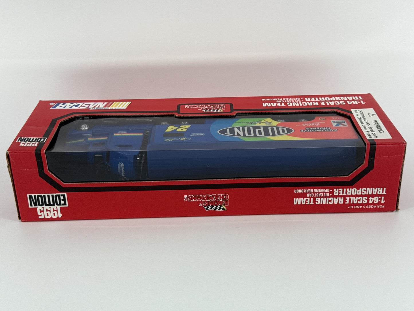 1995 Racing Champions Jeff Gordon #24 DuPont 1:64 Transporter Hauler