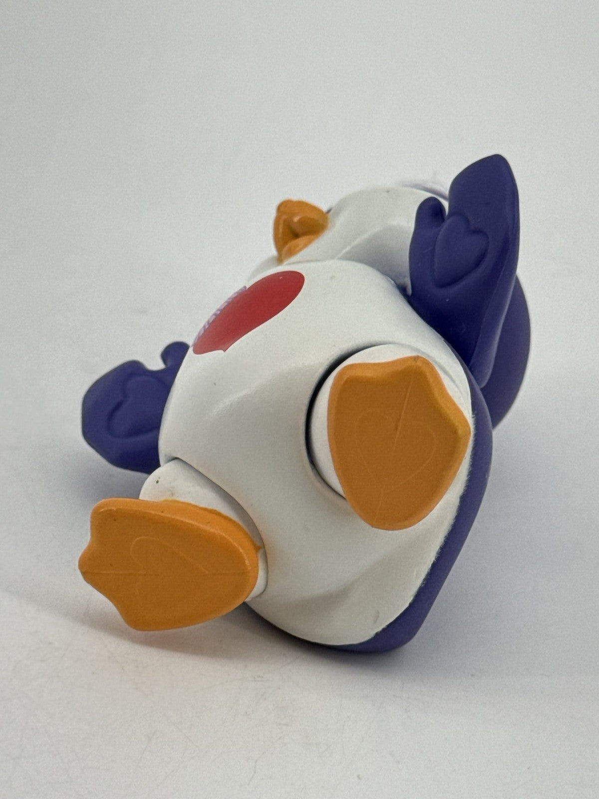 1985 Care Bears Cousins Cozy Heart Penguin PVC Toy Purple