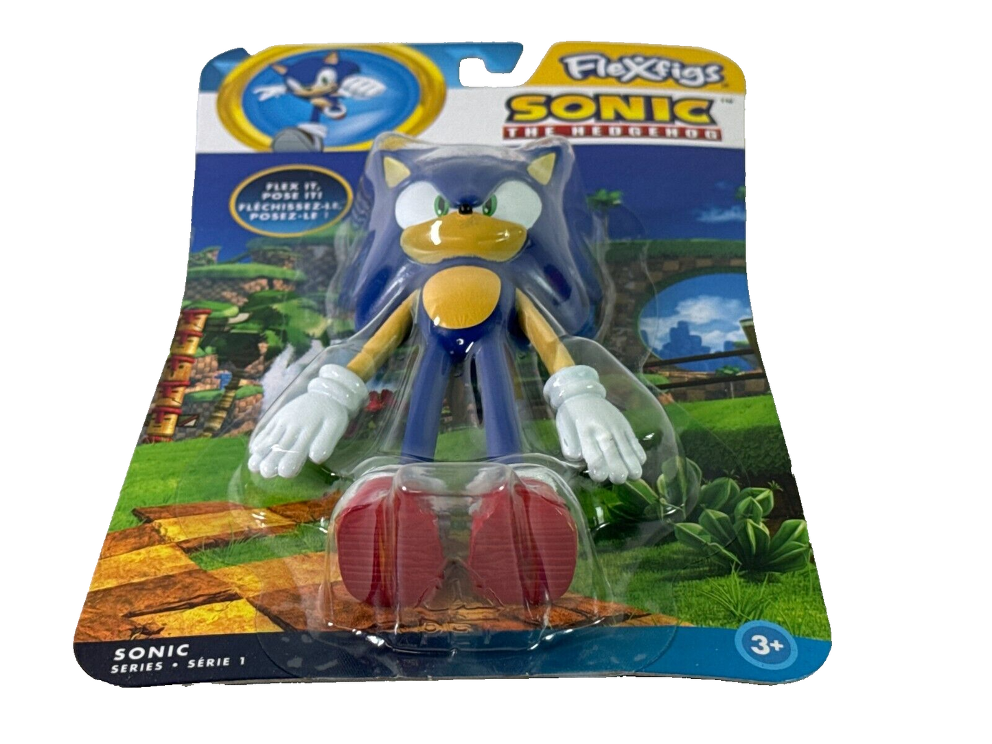 Sonic The Hedgehog FlexFigs 5" Bendable Figure TCG Toys 55220 SEGA Collectible