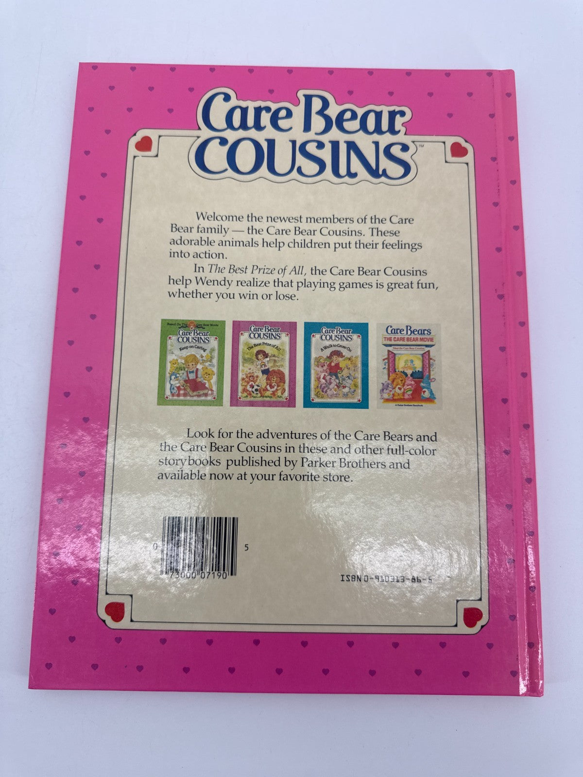 Lot 2 VTG 1980s Care Bears Cousins Parker Bros Storybooks Hardcover Children