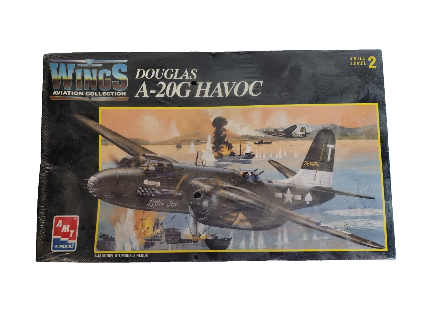 AMT ERTL 1/48 Douglas A-20G HAVOC Model Kit Wings Aviation Collection #8894
