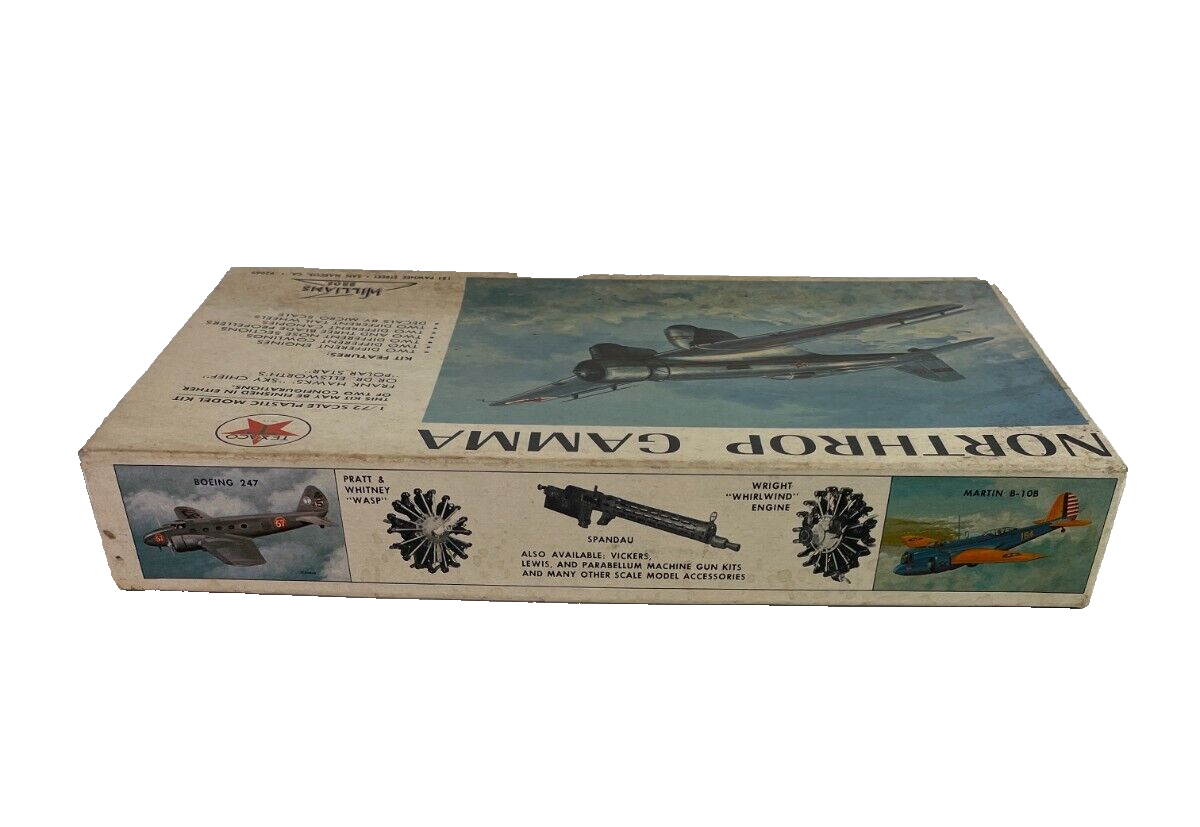 Vintage Williams Bros. Northrop Gamma 1:72 Scale Model Kit – Sky Chief/Polar Sta