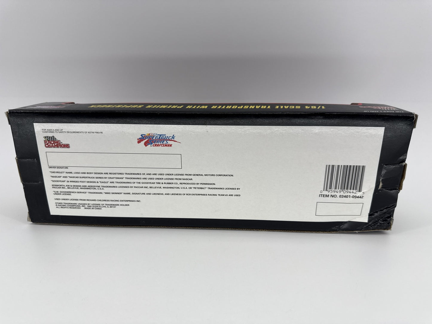 1995 Mike Skinner #3 GM Goodwrench SuperTruck Transporter Racing Champions 1/64