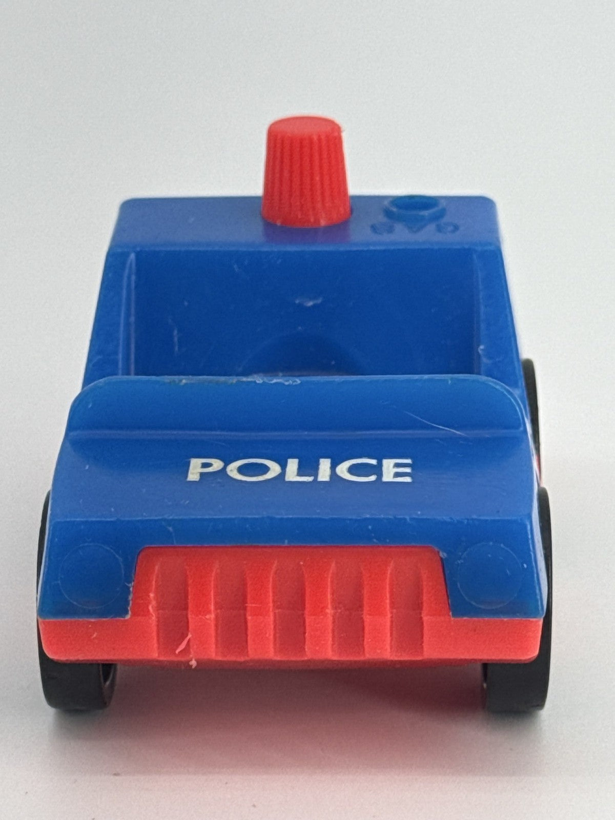 Fisher Price Little People Blue Red Police Car Toy Vehicle