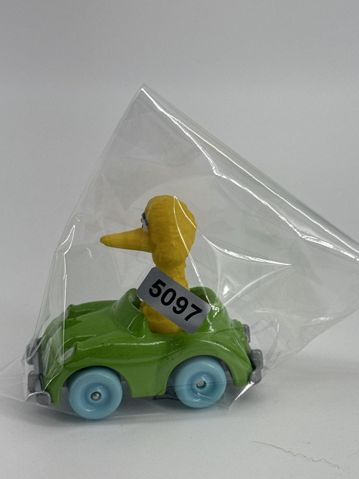 1983 Playskool Sesame St Big Bird Green Diecast Car