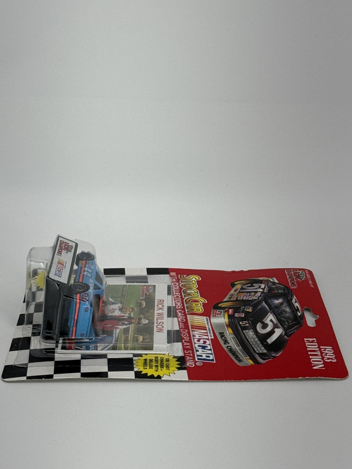 1993 Racing Champions NASCAR #44 Rick Wilson Stock Car 1:64 Diecast w/Card