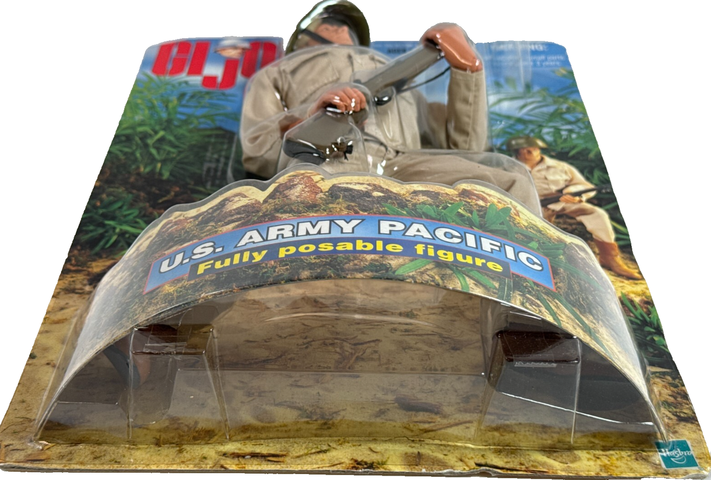Hasbro GI Joe 12" US Army Pacific 1998 WWII Action Figure Rifle Helmet Sealed NO