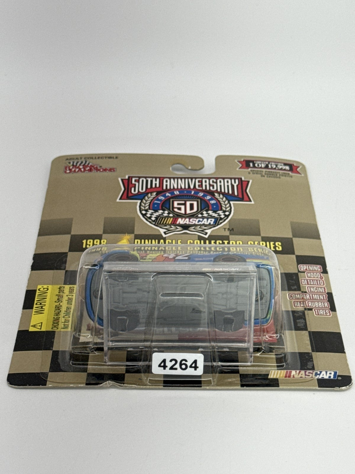 Vintage NASCAR Hat Cap Snap Back Racing Champions 50th Anniversary Mens 1998 90s