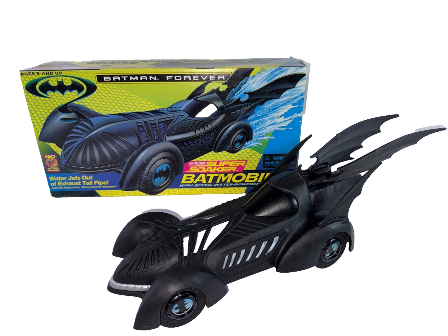 1995 Batman Forever Super Soaker Batmobile – Rare Larami Water Blaster Toy