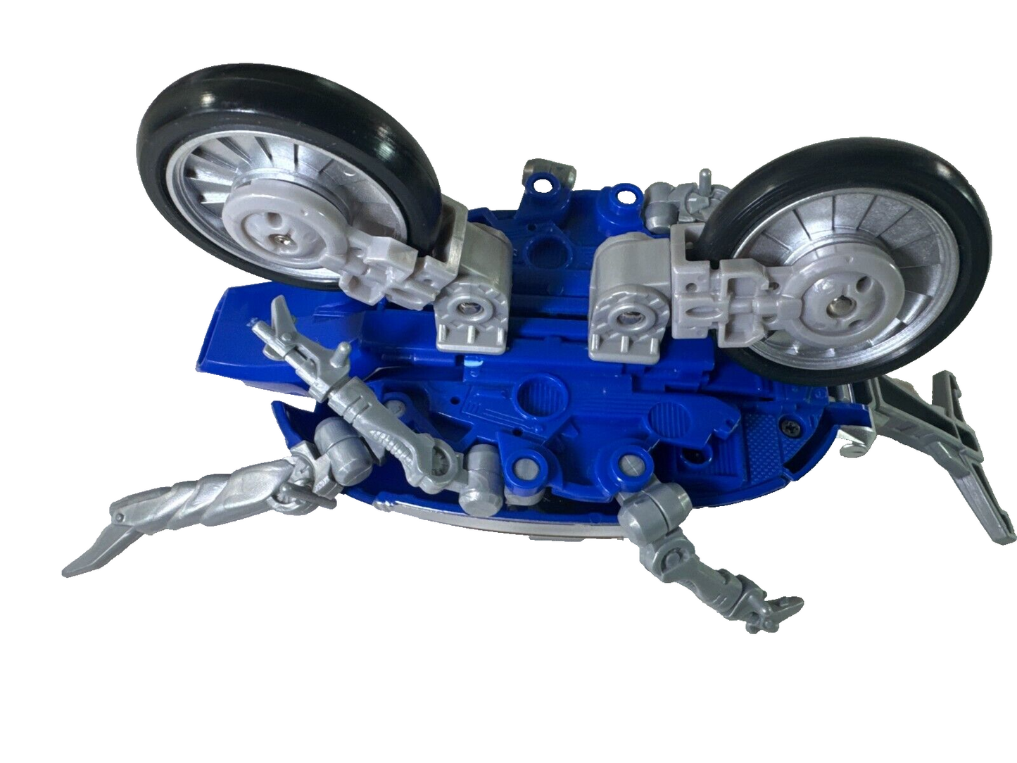 1996 Bandai Beetleborgs Blue Stinger Transforming Bike 3-Way Vehicle w/ Box 5316