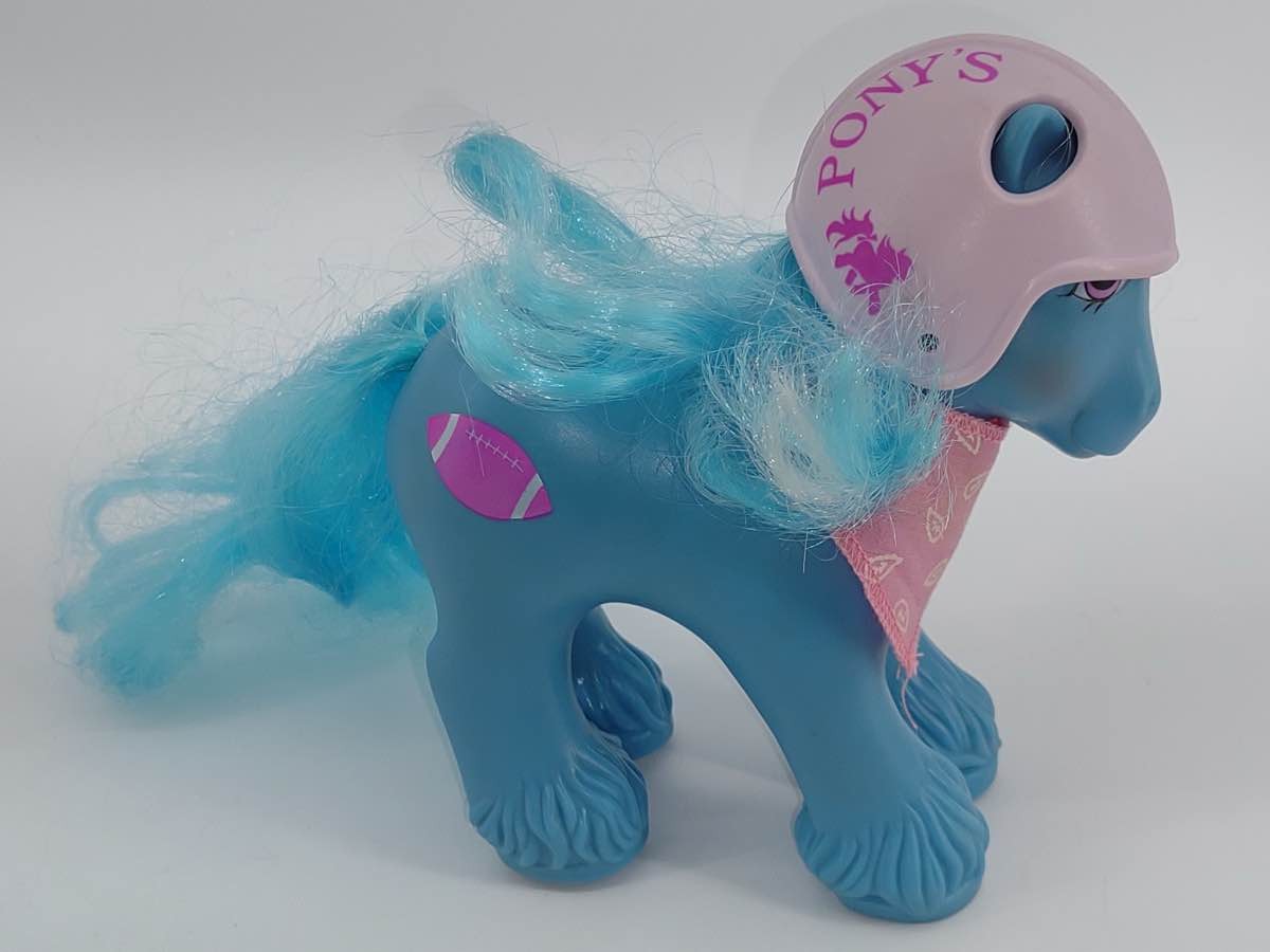 My Little Pony G1 Quarterback 1987 Blue Boy Football
