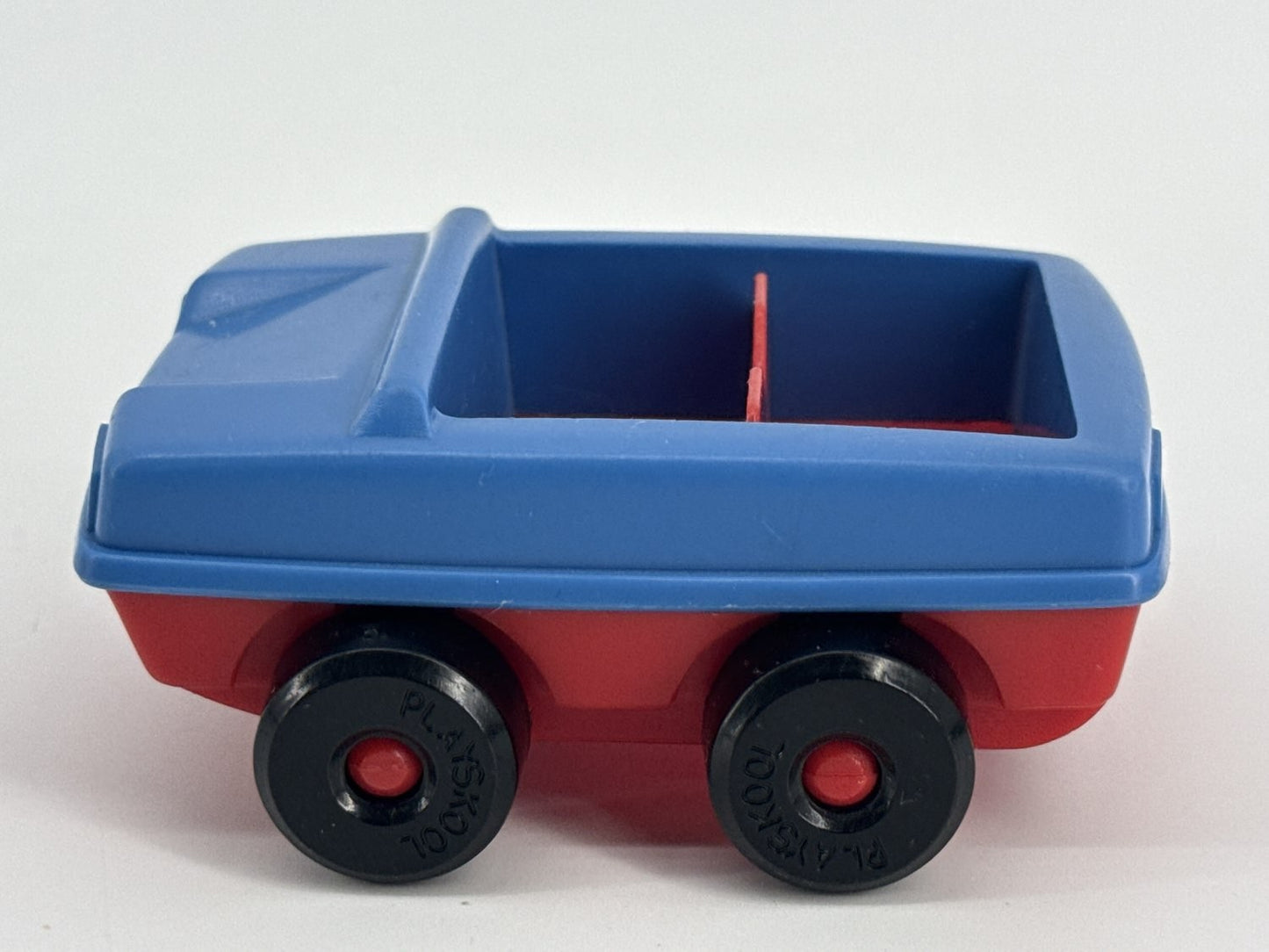 Playskool 1974 Familiar Places #480 Red Blue Car Toy