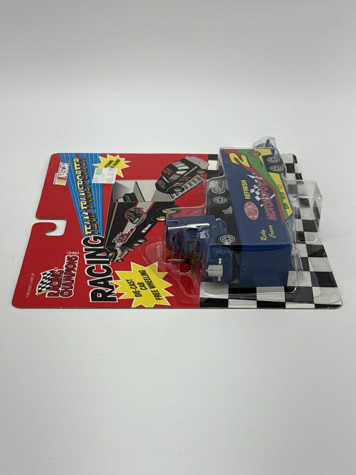 Vintage 1994 Racing Champions NASCAR Team Transporter Ricky Craven DuPont New