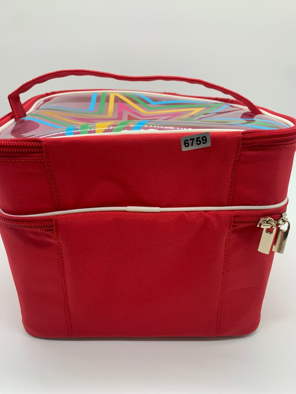 American Girl On-the-Go Accessory Case Organizer Bag Stars Pink Red New 2595NJ