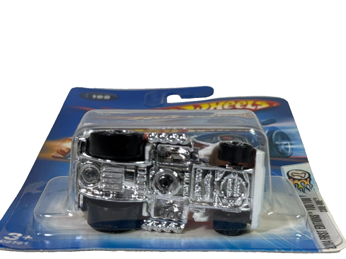 🍦 Hot Wheels 2004 First Editions Cool-One Ice Cream Truck #100 White Chrome MIN