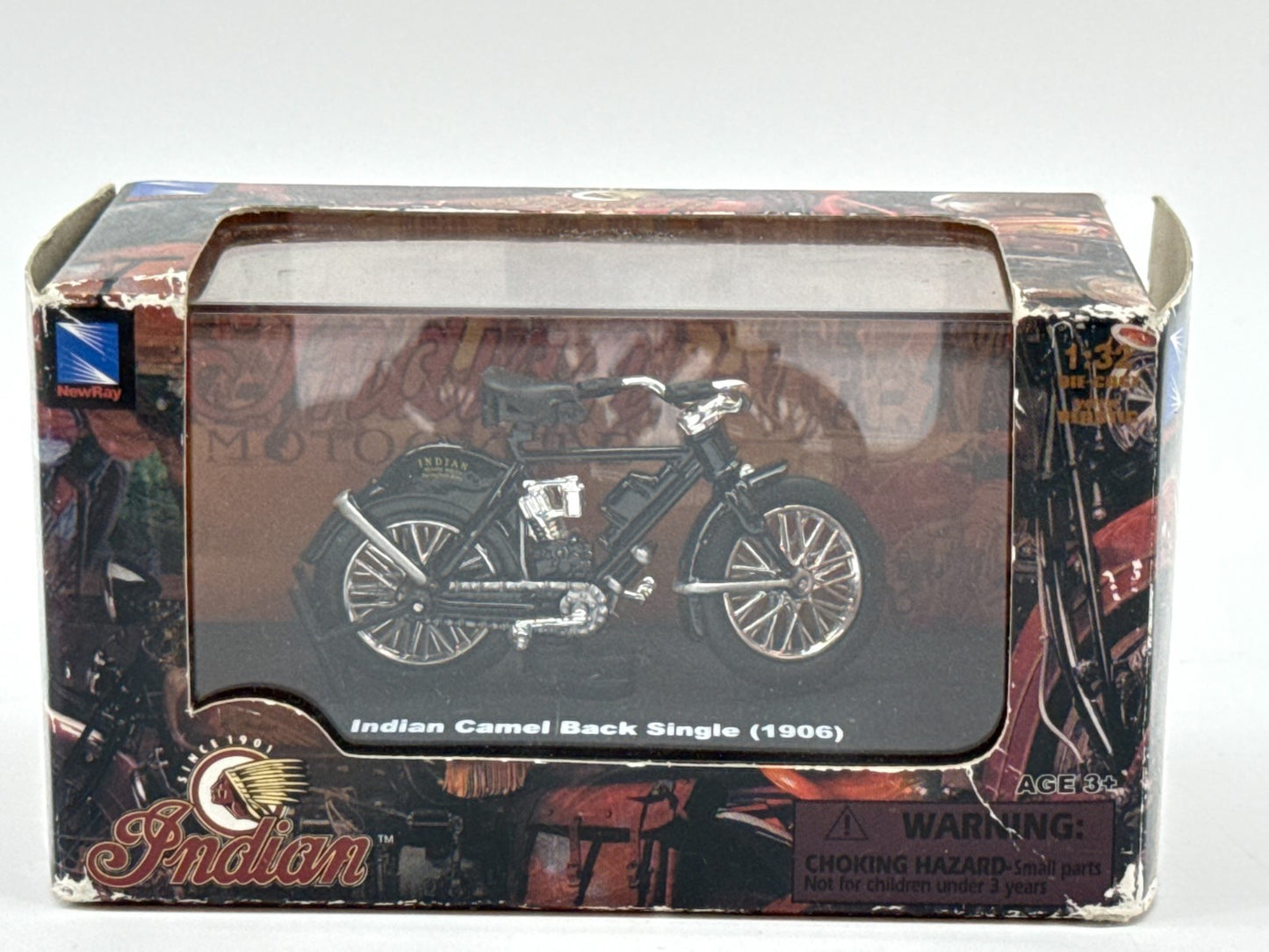 Indian Motorcycle Diecast Lot 5 NewRay 1:32 Camel Back Twin Scout Junior Boxed