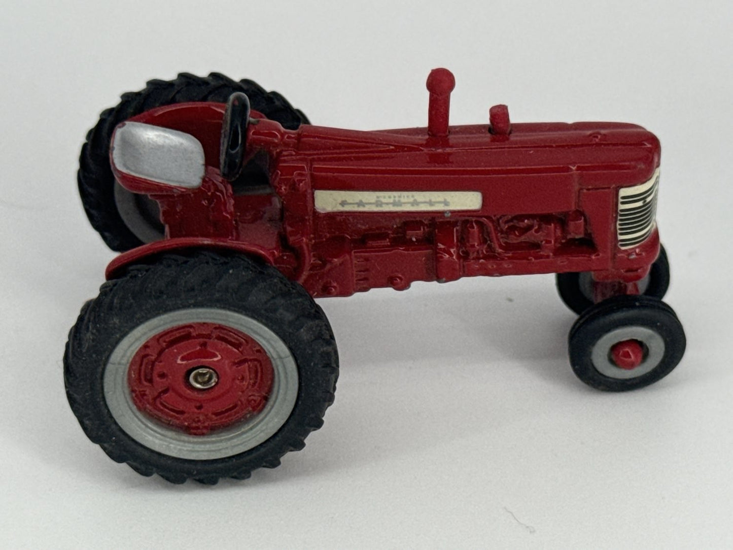 ERTL McCormick Farmall 350 Diecast Tractor & Blue Steamroller Toy Lot