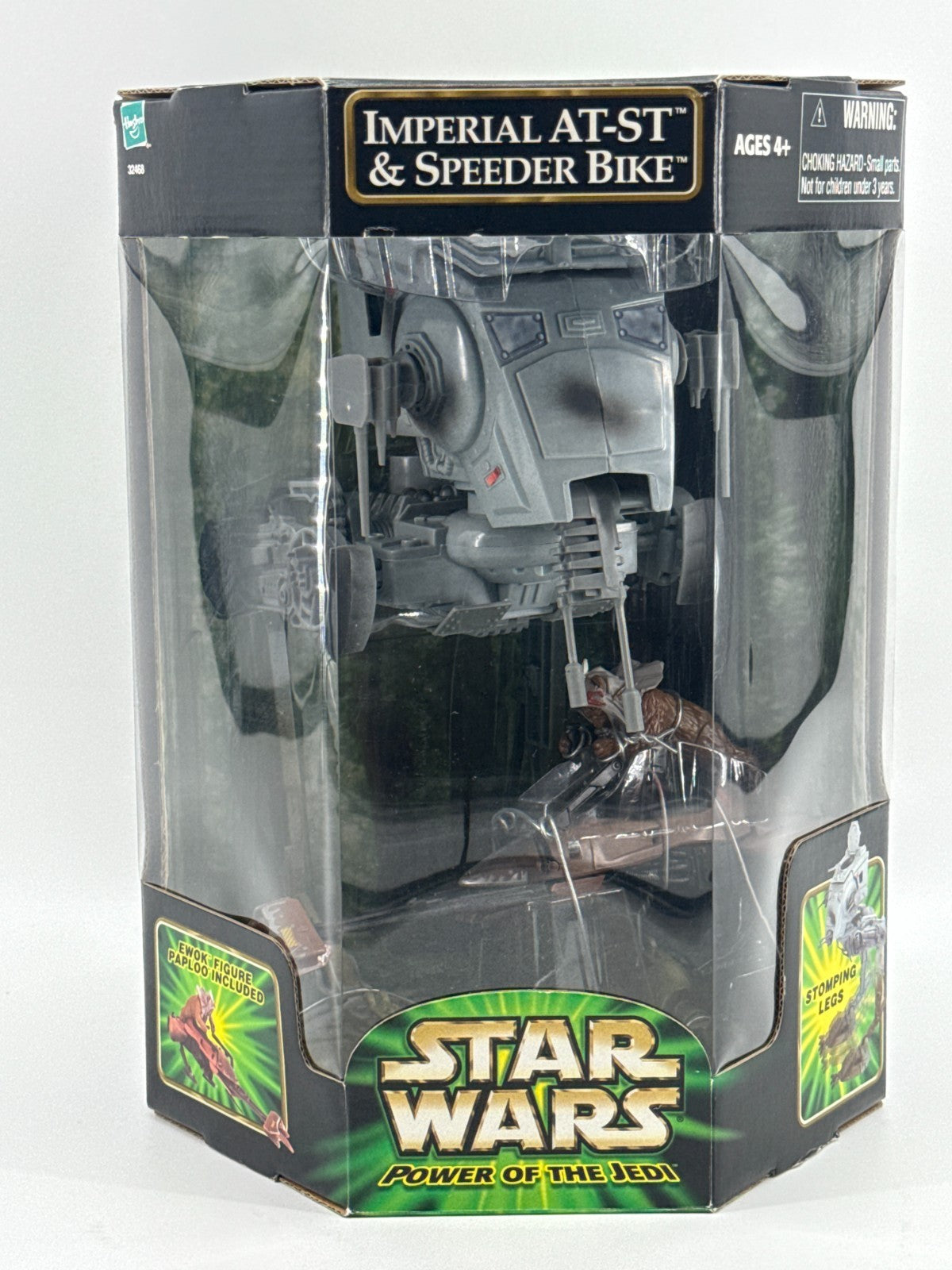 Star Wars Power of the Jedi POTJ Imperial AT-ST & Speeder Bike Paploo BRAND NEW
