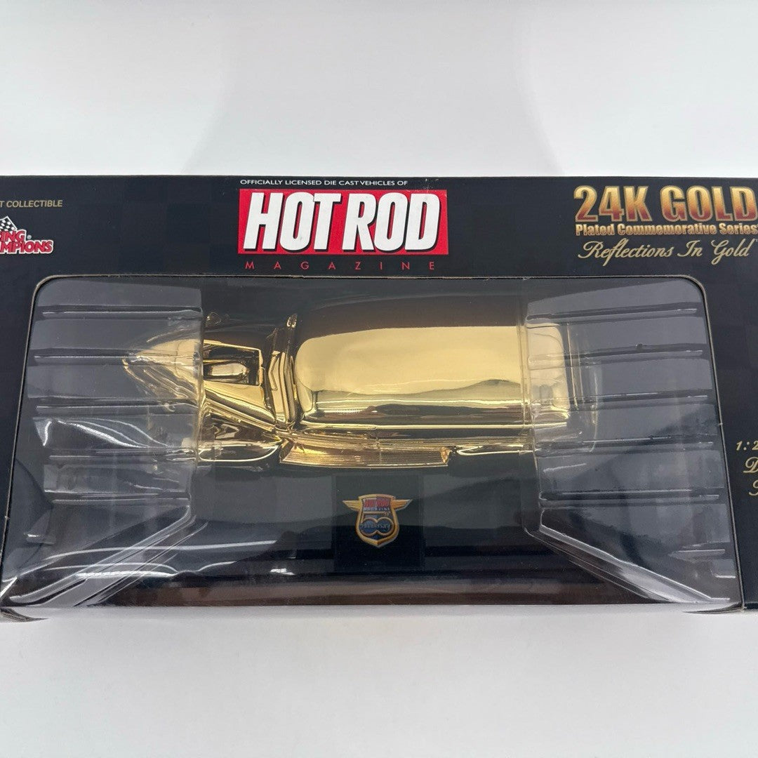 Racing Champions 24K Gold Plated Hot Rod Reflections 1:24 Diecast 1/4998
