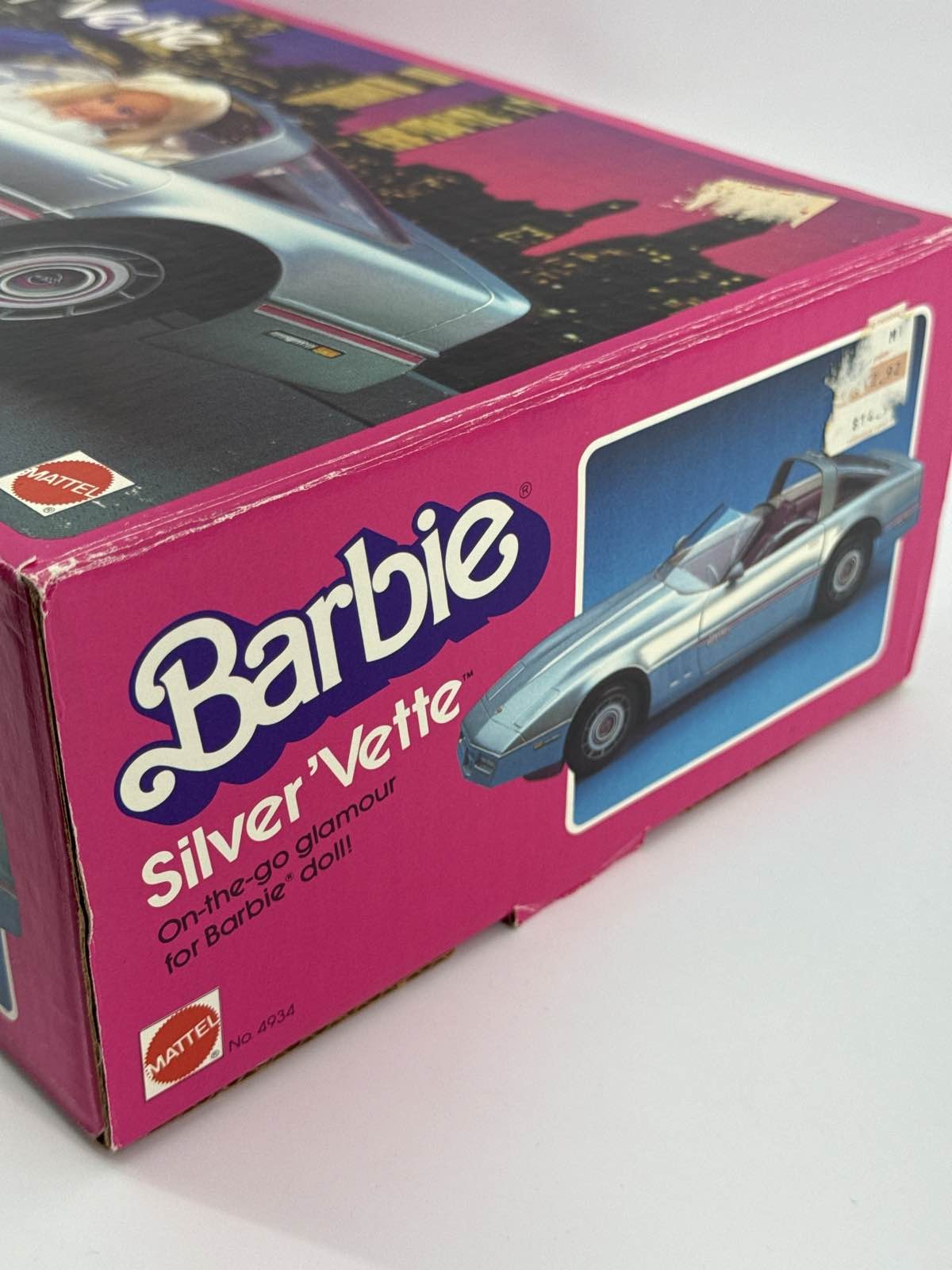 1983 Mattel Barbie Silver Corvette Car 4934 w/ Box