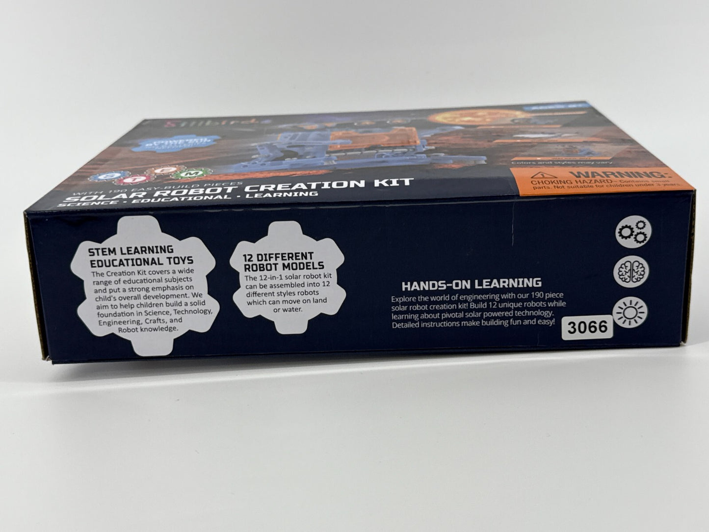 Sillbird Solar Robot Kit 12-in-1 STEM Build Toy R215E New Sealed Gift 8+ Kids
