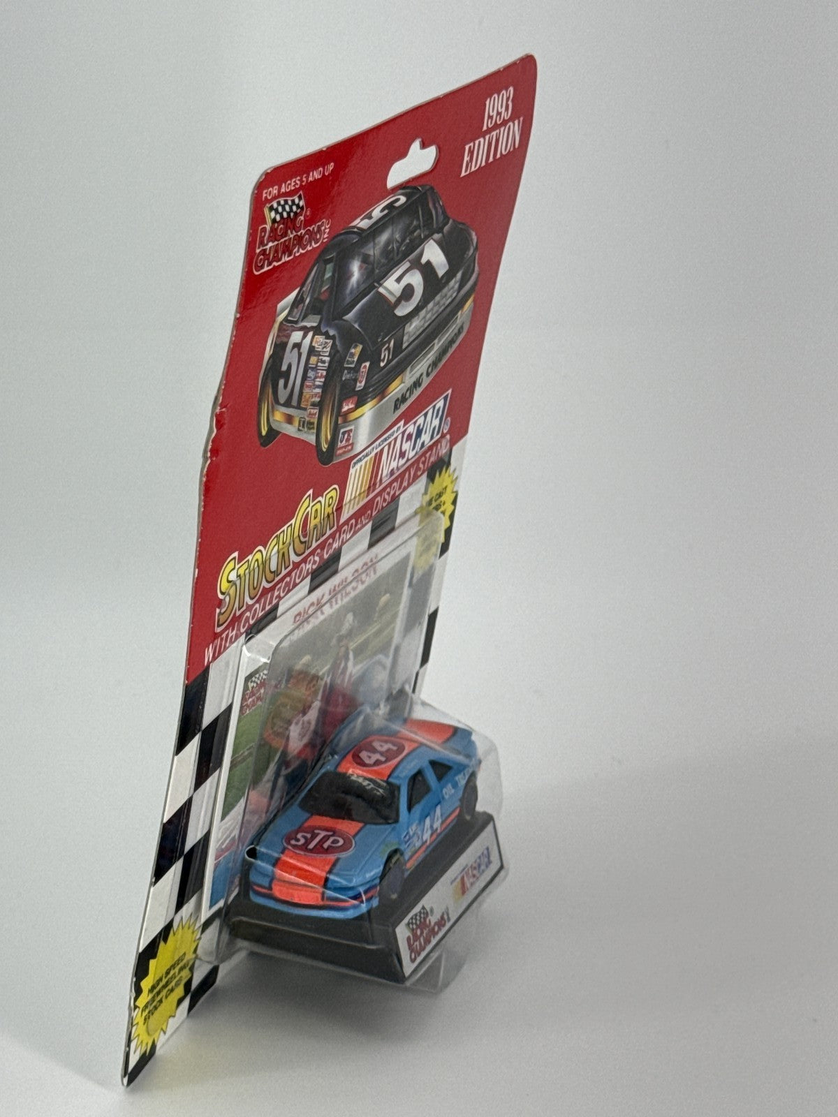 1993 Racing Champions NASCAR #44 Rick Wilson Stock Car 1:64 Diecast w/Card