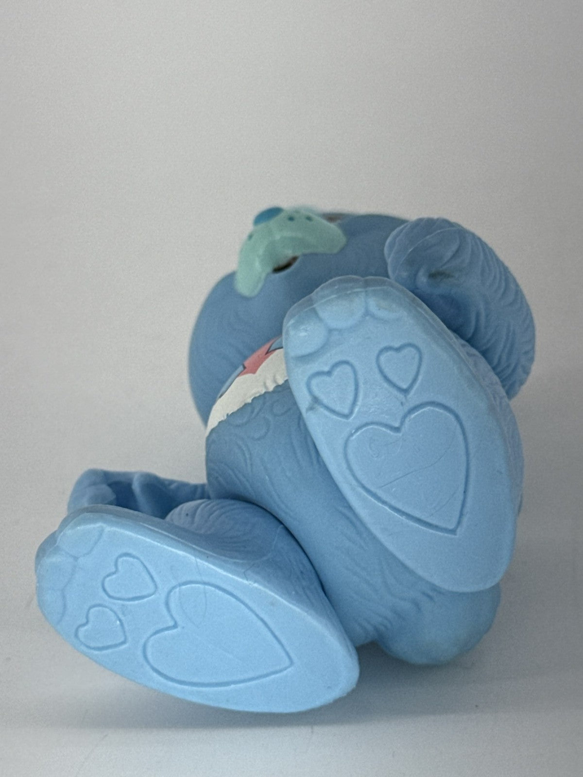 1985 Kenner Care Bear Swift Heart Rabbit Blue Figure