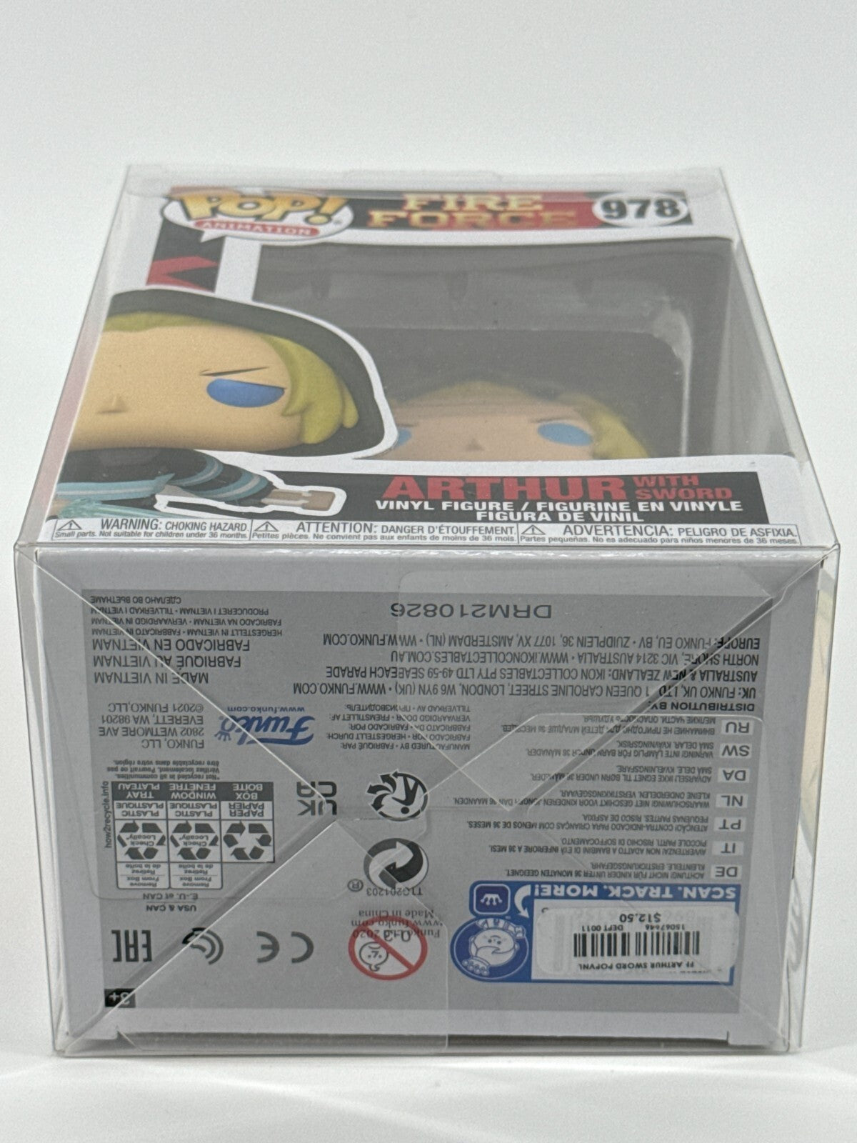Funko Pop Fire Force Lot of 3 Set #978 980 981 Arthur Maki Shinra Vinyl Figures