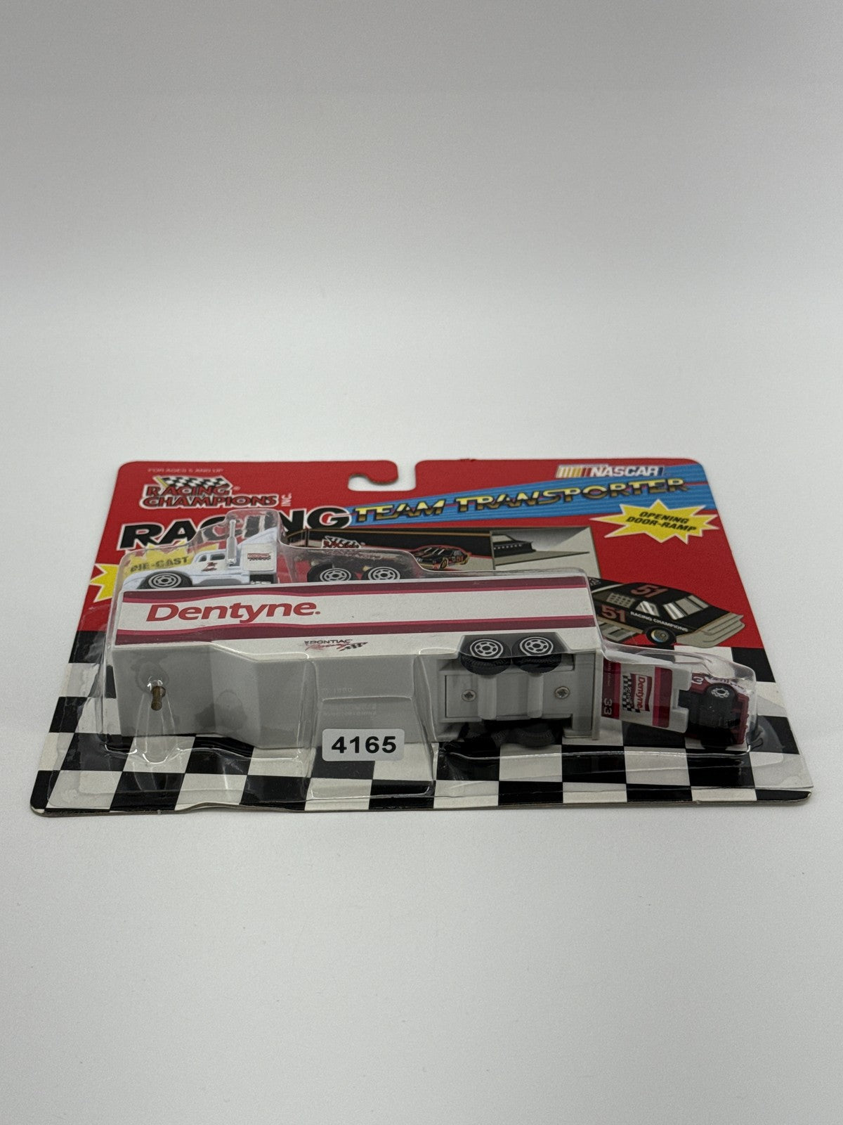 Vintage 1994 Racing Champions NASCAR Transporter Dentyne Pontiac Diecast 33 NIP