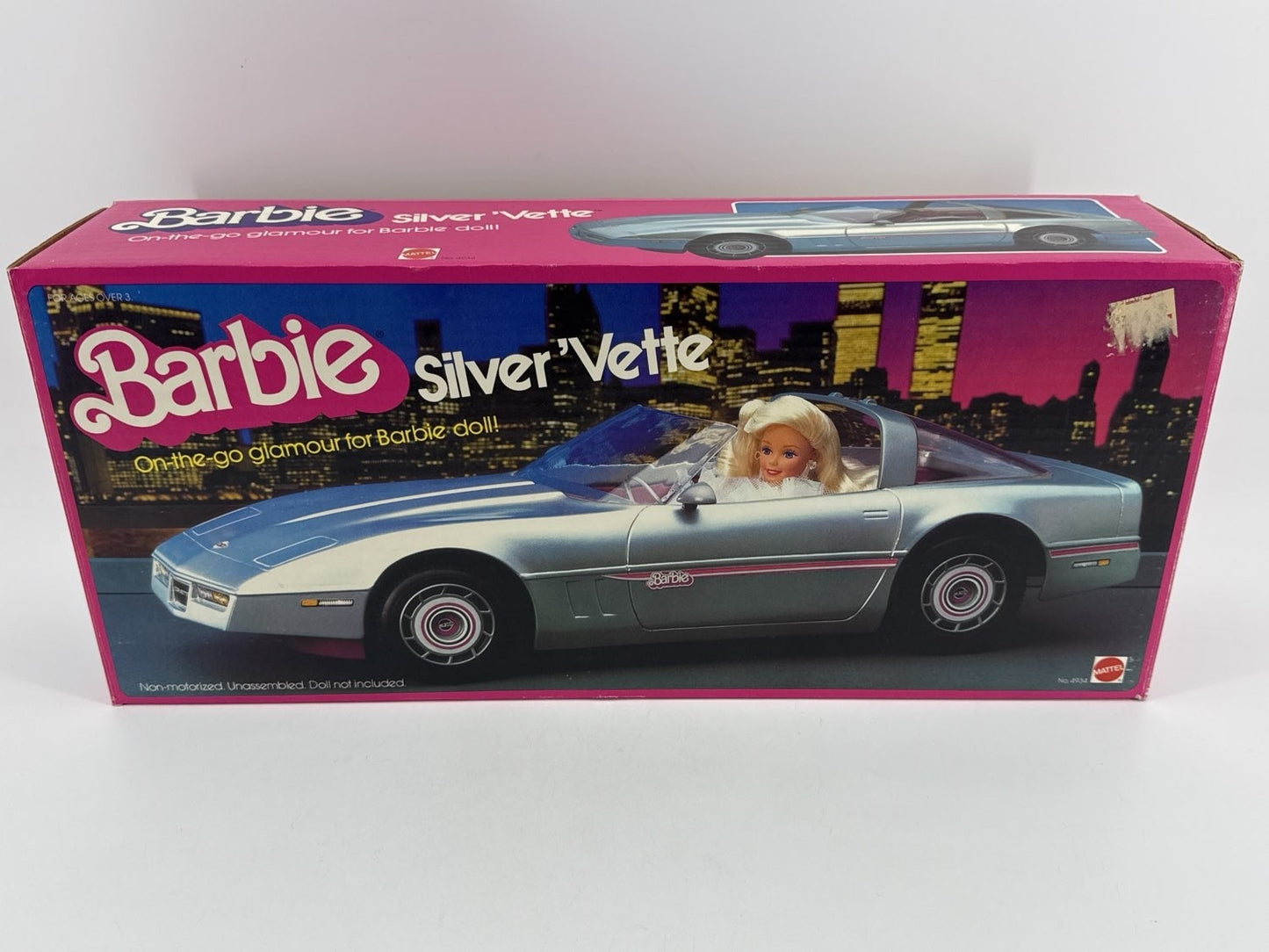 1983 Mattel Barbie Silver Corvette Car 4934 w/ Box