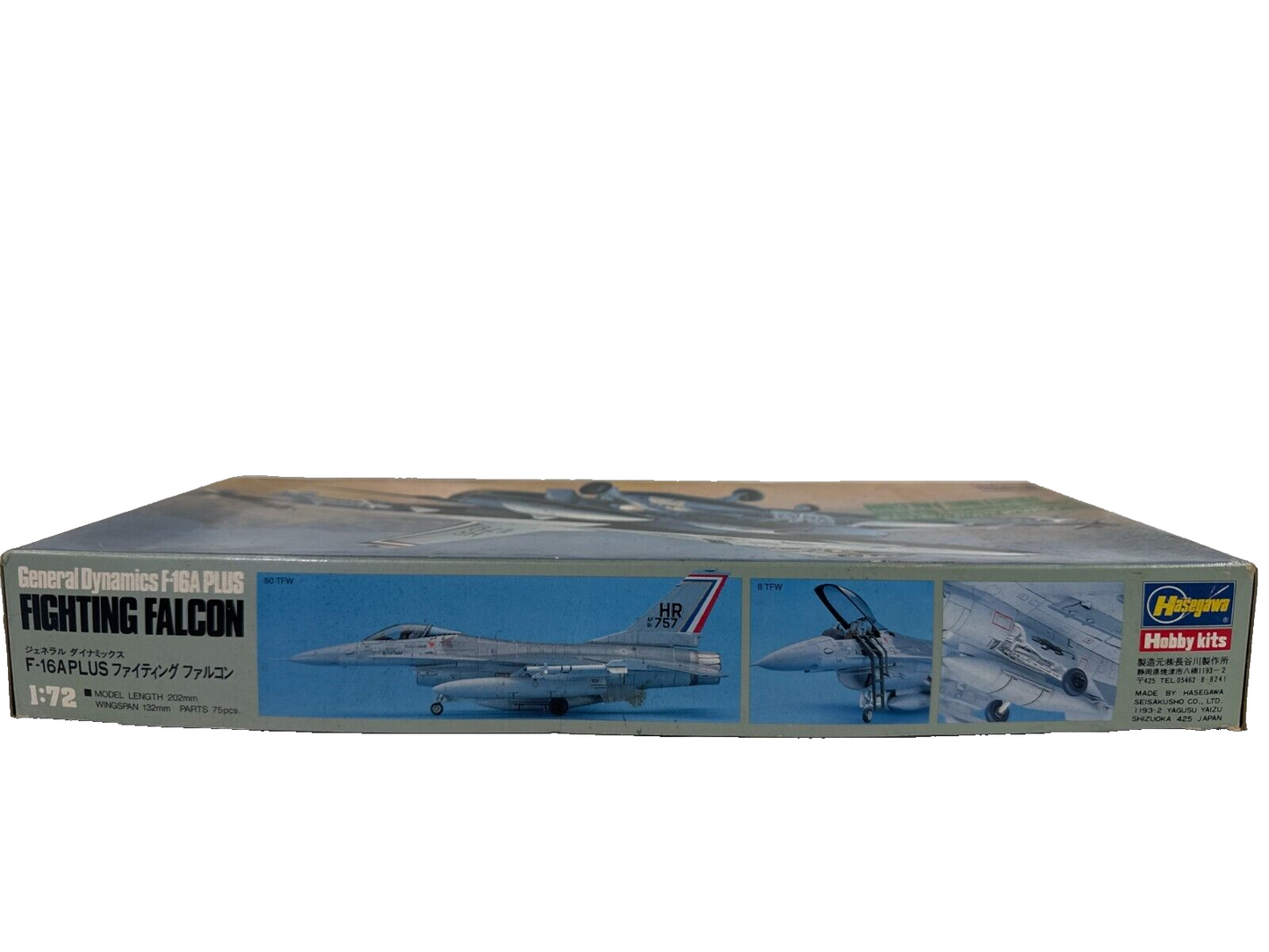 Hasegawa 1/72 F-16A Plus Fighting Falcon Model Kit Decals Stand Vintage