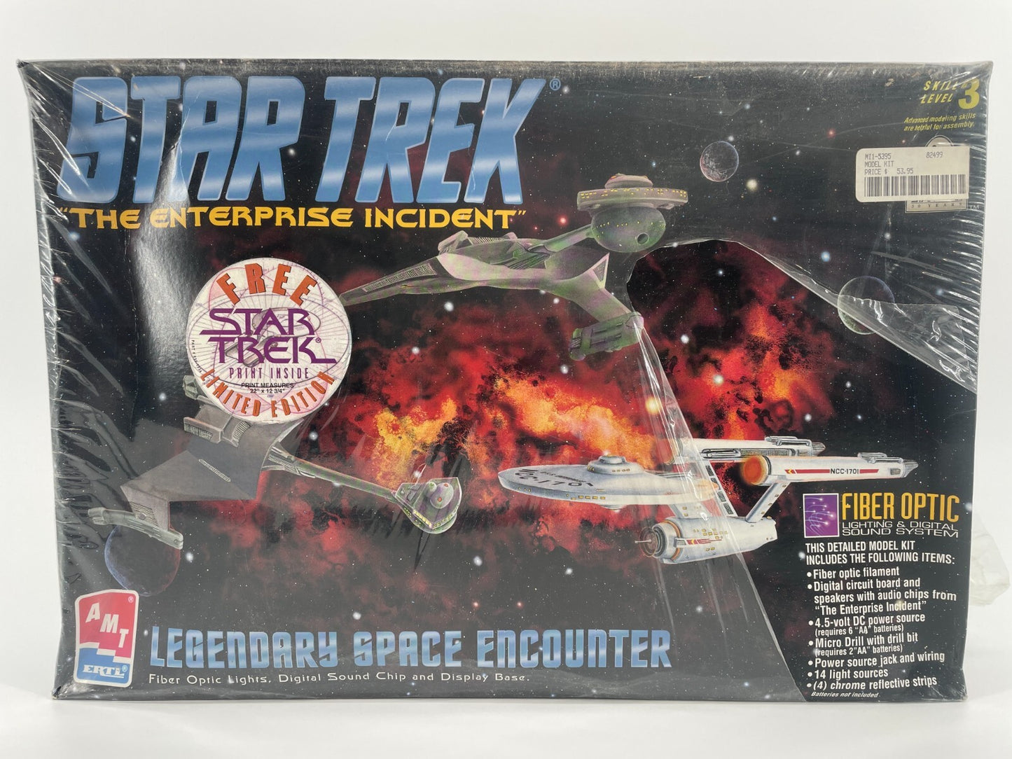 AMT ERTL Star Trek The Enterprise Incident 8254 Legendary Space Encounter SEALED