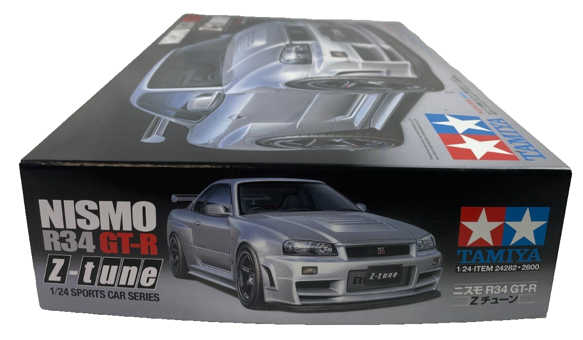 Tamiya 1/24 Nissan GT-R R34 Z-Tune Nismo Model Kit 24282 Used In Box Part Built