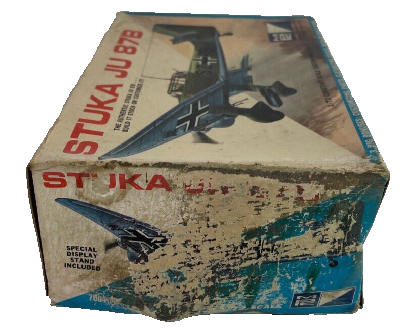 Vintage Stuka JU 87B 1:72 Model Kit Craft Master WWII German Dive Bomber