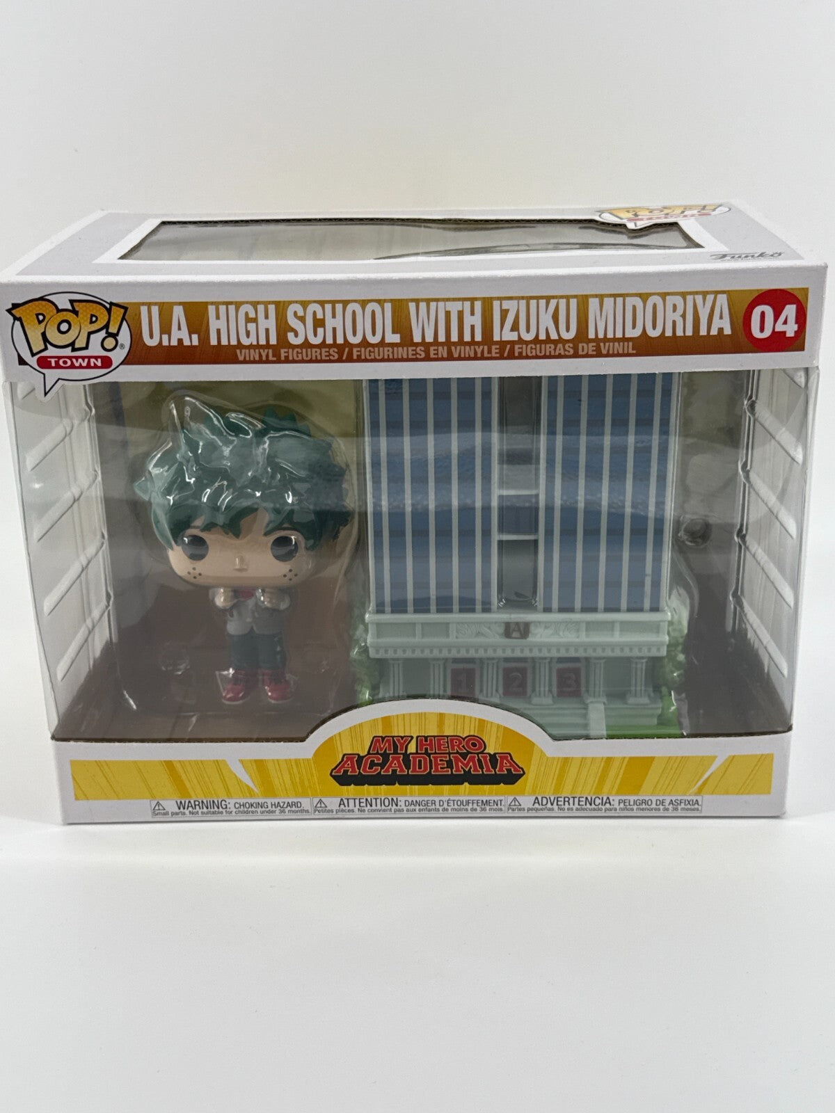 Funko Pop Town My Hero Academia 04 U.A. High School w/ Izuku Midoriya MHA Vinyl