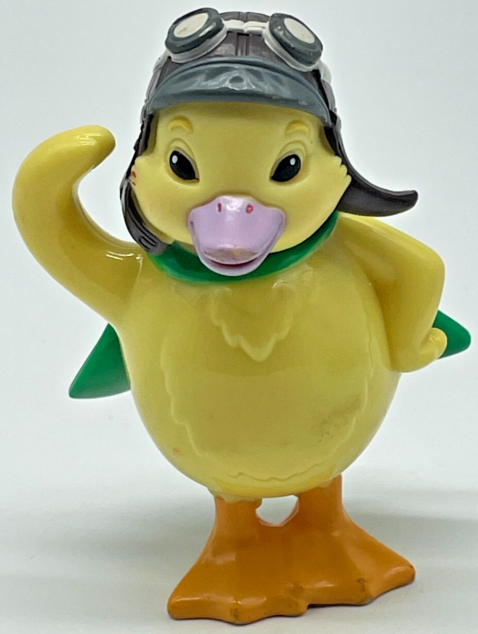 Wonder Pets Ming Ming Duck Bobble Head Figure 3.75" Mattel 2007 Cape Helmet