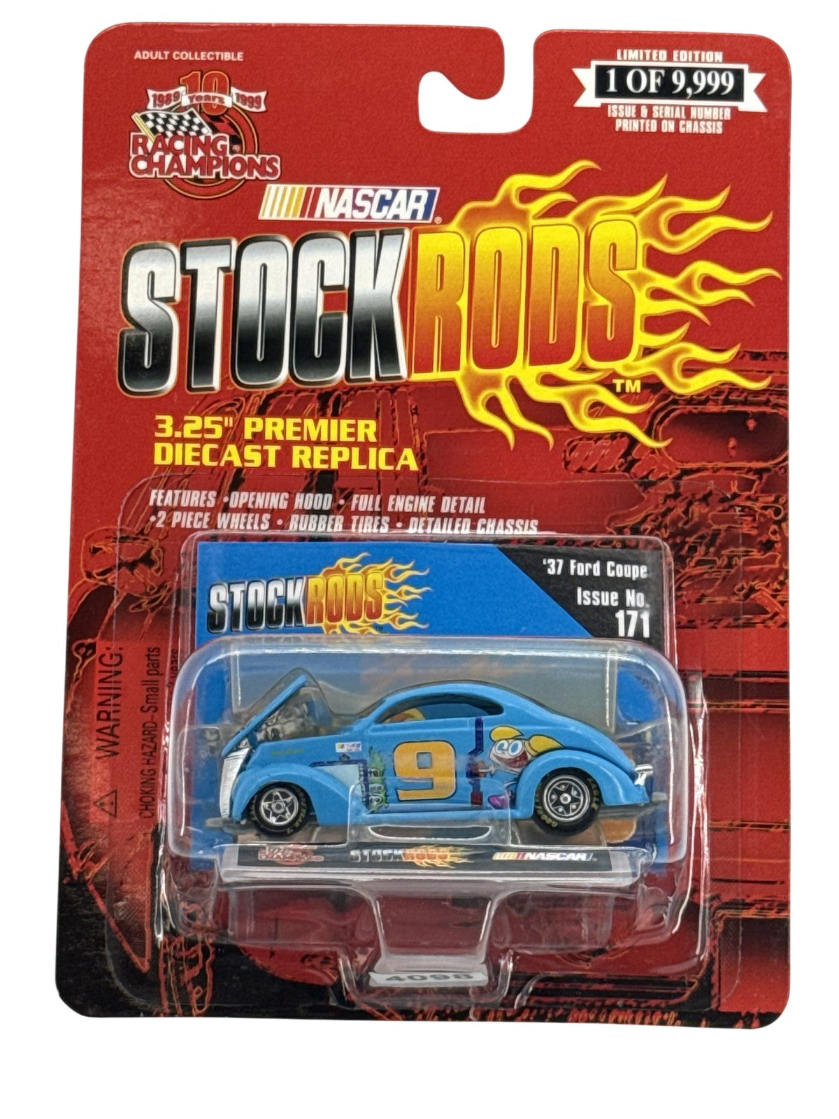 Vintage Racing Champions NASCAR Stock Rods '37 Ford Coupe Diecast Car New Sealed