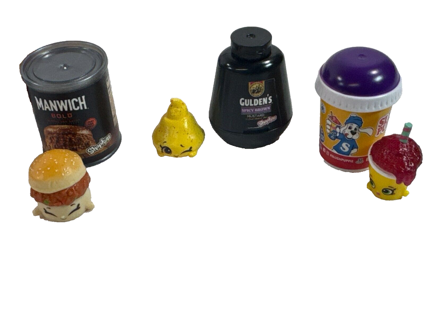Shopkins Real Littles Purple Eggplant Mini Figure w/ Yellow Container